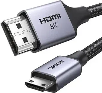 Ugreen HD163 15514 miniHDMI - HDMI 8K (1 м, черный)