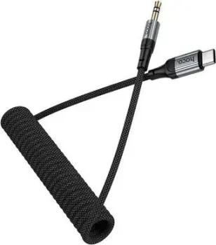 Hoco UPA33B USB Type-C - 3.5 мм Jack (1.5 м, черный)