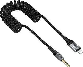 Hoco UPA33A Lightning - 3.5 мм Jack (1.5 м, черный)