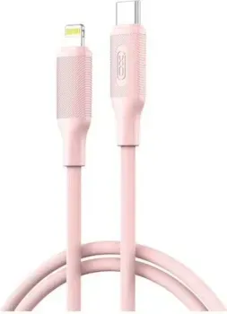 XO NB-Q265A USB Type-C - Lightning (1 м, розовый)