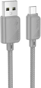 Hoco X113 USB Type-A - microUSB (1 м, серый)