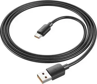 Hoco X96 27W USB Type-A - USB Type-C (1 м, черный)