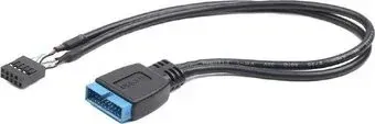 Cablexpert CC-U2U3-01 (30 см, черный)