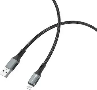 Atomic 30.395 USB Type-A - Lightning (1.2 м, черный)