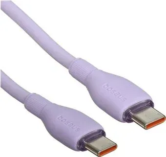 Baseus Pudding Series Fast Charging Cable 100W USB Type-C - USB Type-C (1.2 м, фиолетовый)