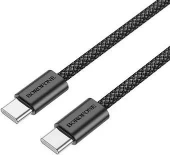 Borofone BX104 USB Type-C - USB Type-C (1 м, черный)