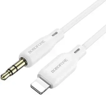 Borofone BL18 Lightning - 3.5 jack (1 м, белый)
