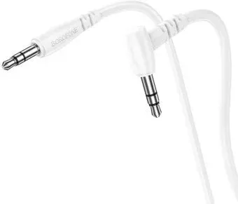 Borofone BL10 3.5 jack - 3.5 jack (1 м, белый)