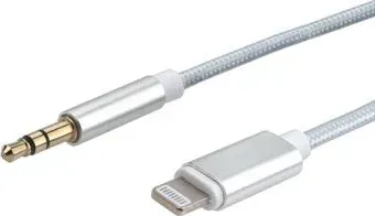 Cablexpert CCAB-AP35M-1M-W Lightning - 3.5 Jack (1 м, белый)