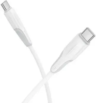Borofone BX119 USB Type-C - USB Type-C (1 м, белый)