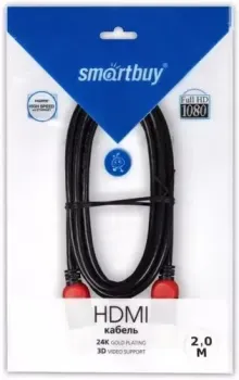 SmartBuy K-331-90 HDMI - HDMI (2 м, черный)