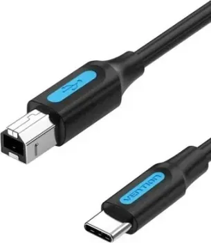 Vention CQUBF USB Type-B - USB Type-C (1 м, черный)