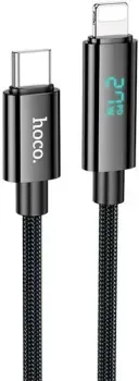 Hoco U125 USB Type-C - Lightning (1.2 м, черный)
