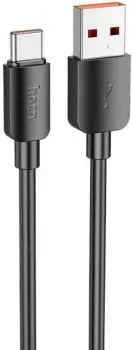 Hoco X96 100W USB Type-A - USB Type-C (1 м, черный)