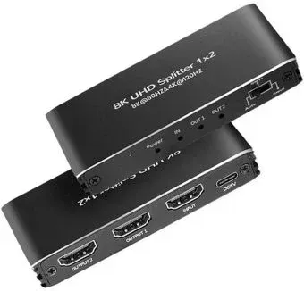 USBTOP 1x2 HDMI UltraHD 8K 60Гц/4K 120Гц (черный)