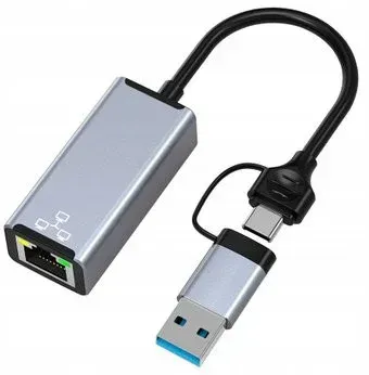 USBTOP USB Type-C - USB Type-A - RJ45