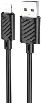 Hoco X88 USB Type-A - Lightning (1 м, черный)