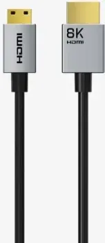 Cabletime 8K60Hz MicroHDMI - HDMI (2 м, черный)