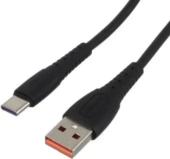 GoPower 00-00022800 USB Type-A - USB Type-C (1 м, черный)