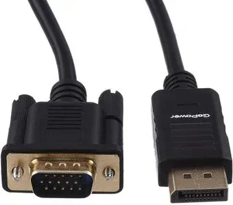 GoPower 00-00027497 DisplayPort - VGA (1.8 м, черный)