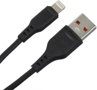 GoPower 00-00018568 USB Type-A - Lightning (1 м, черный)