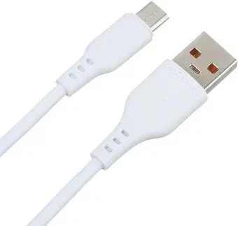 GoPower 00-00018563 USB Type-A - microUSB (1 м, белый)
