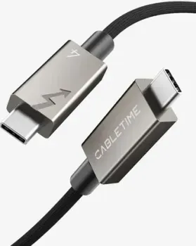 Cabletime USB 4 USB Type-C - USB Type-C (2 м, черный)