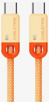 Cabletime 60W USB Type-C - USB Type-C (1 м, оранжевый)