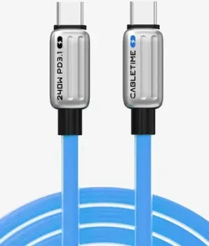 Cabletime Fast 240W USB Type-C - USB Type-C (2 м, синий)