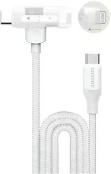 Momax DL56W 1-Link Flow Duo USB Type-C - Lightning/USB Type-C (1.5 м, белый)