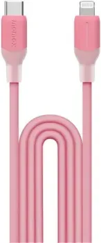Momax DL53P 1-Link Flow LC USB Type-C - Lightning (1.2 м, розовый)