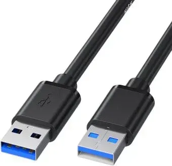 USBTOP USB 3.2 Gen1 Type-A - USB 3.2 Gen1 Type-A (M-M, 5 м, черный)