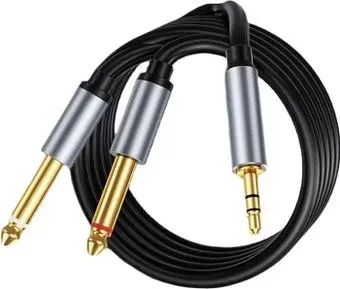USBTOP AUX PRO 3.5 мм - 2x6.3 мм (1.5 м, черный)