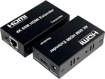 USBTOP HDMI UltraHD 4К по витой паре RJ45 (LAN) до 60м (1 приемник, 1 передатчик)