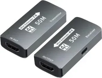 USBTOP HDMI UltraHD 4К по витой паре RJ45 (LAN) до 50м MINI (1 приемник, 1 передатчик)
