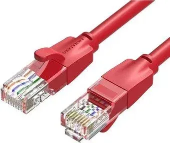 Vention IBERH RJ45 - RJ45 (2 м, красный)