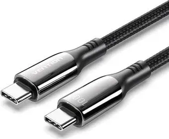 Vention CTKBAV USB 2 Type-C - USB 2 Type-C (1.2 м, черный)