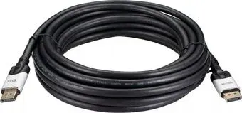 VCOM CG635-7.5M DisplayPort - DisplayPort (7.5 м, черный/серый)