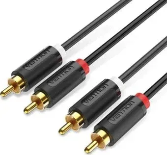 Vention BCMBJ RCA - RCA (5 м, черный)