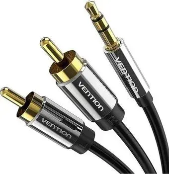 Vention BCFBJ 3.5 мм jack - RCA (5 м, черный)
