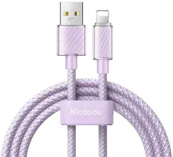 McDodo CA-3642 USB Type-A - Lightning (1.2 м, фиолетовый)