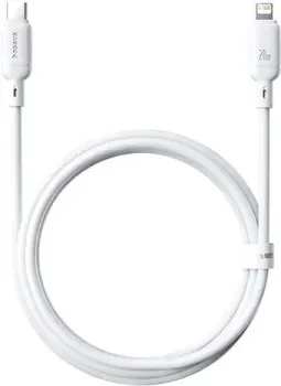 Baseus Silky Series Fast Charging Cable USB Type-C - Lightning (1 м, белый)