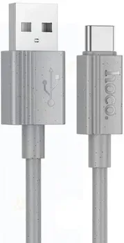 Hoco X107 USB Type-A - USB Type-C (1 м, серый)