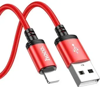 Hoco X89 USB Type-A - Lightning (1 м, красный)