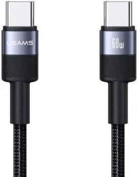 Usams SJ724 USB Type-C - USB Type-C (1.2 м, черный)