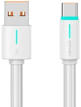 Usams SJ732 USB Type-A - USB Type-C (1 м, белый)
