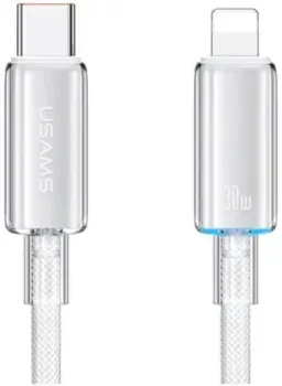 Usams US-SJ659 USB Type-С - Lightning (1.2 м, белый)