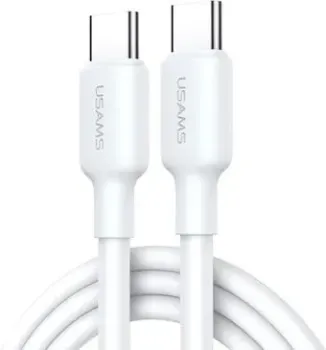 Usams U84 US-SJ614 USB Type-C - USB Type-C (2 м, белый)