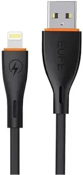 EOFE AL21 USB Type-A - Lightning (1 м, черный)