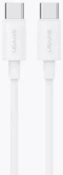 Usams US-SJ711 USB Type-C - USB Type-C (1 м, белый)